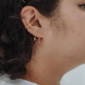 Lena Ear Cuff: Gold