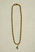Baroque ball chain necklace