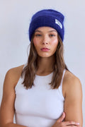 The Mohair Beanie Deep Sea Navy