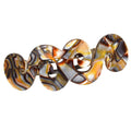 swirl hairclip on white background