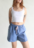 Patchwork Denim Short