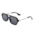Retro Square Brow-Bar Fashion Aviator Style Sunglasses: No Packaging