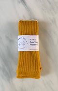 Wool Blend Arm Warmers / Leg Warmers: One Size (20 inches) / Bitter Yellow