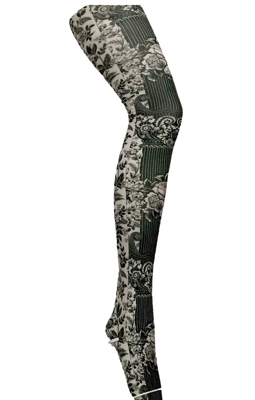 Antique Lace and Flower Tights
