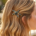 French Amie Star Fish Small Hair Clips Cellulose Acetate Beach Barrette Slide Set of 2: Tokyo