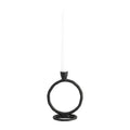 Metal Round Ring Taper Candle Holder - 8 in.
