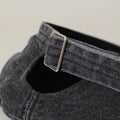 Trendy Denim Solid Color Beret Hat MK2BLW6W6HAT380: Black / M(55-60cm)