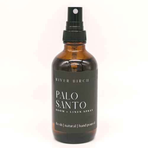 Palo Santo - 4 oz Amber Glass Room + Linen Spray
