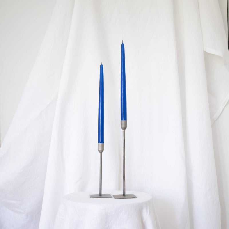 Taper Candles - Pair Majorelle Blue